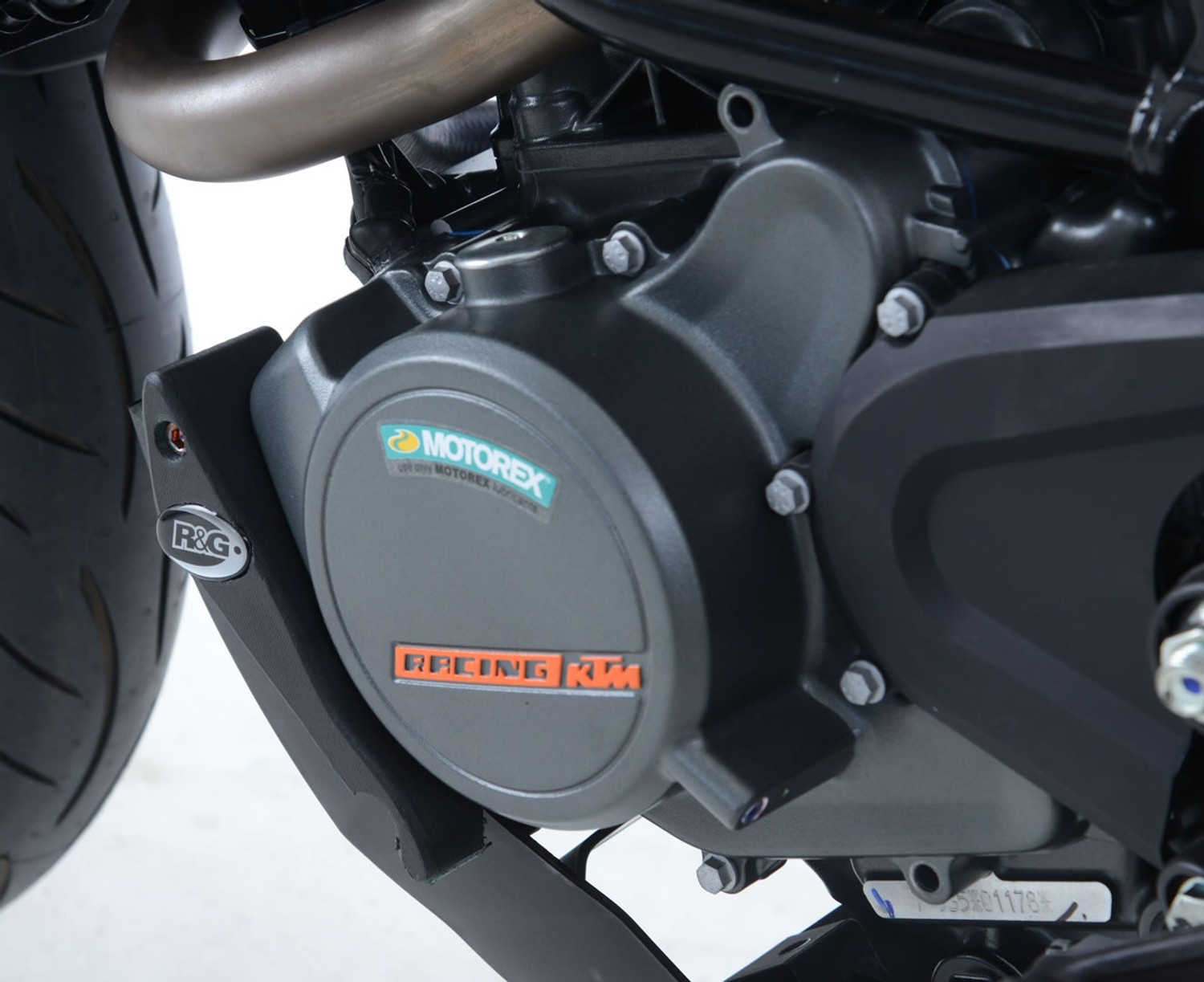 R&G Racing Engine Case Slider LHS for KTM 125 Duke '17-'22 R&G Racing Engine Case Slider LHS for KTM 125 Duke '17-'22